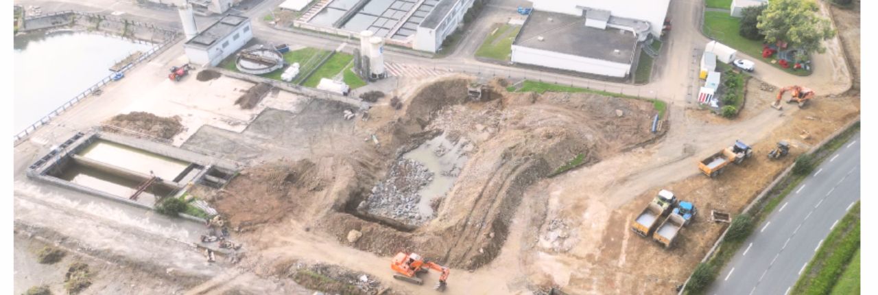 Le chantier de l'usine de Pont ar Bled a commencé